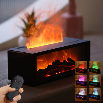 Flame Colorful Essential Humidifier 3D